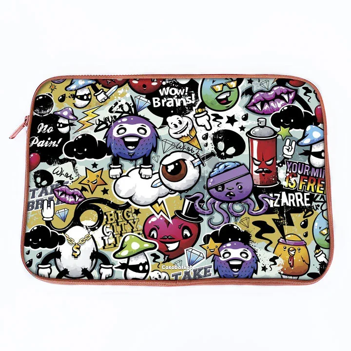 Doodle Doo Print Laptop Sleeve - Image 14