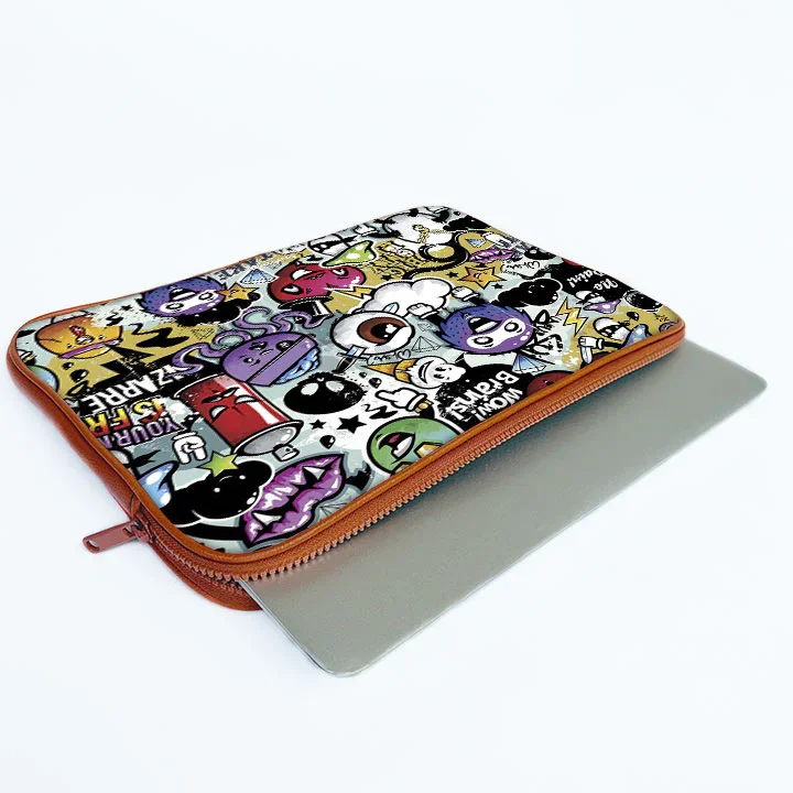 Doodle Doo Print Laptop Sleeve - Image 15