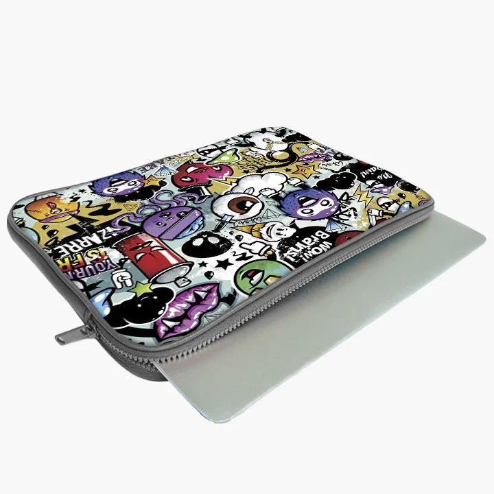 Doodle Doo Print Laptop Sleeve - Image 21