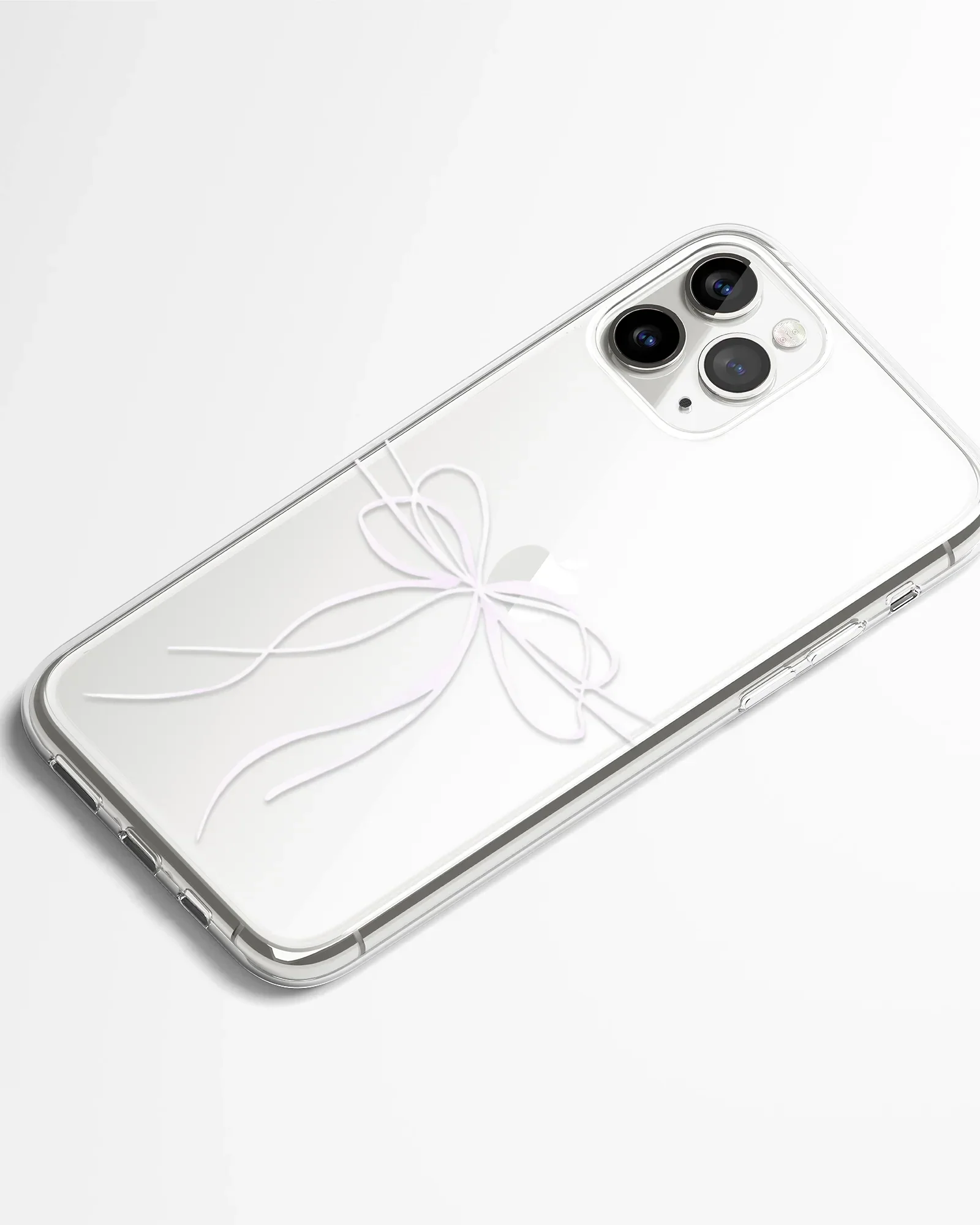 Elegance Bow Transparent Phone Cover - Image 2