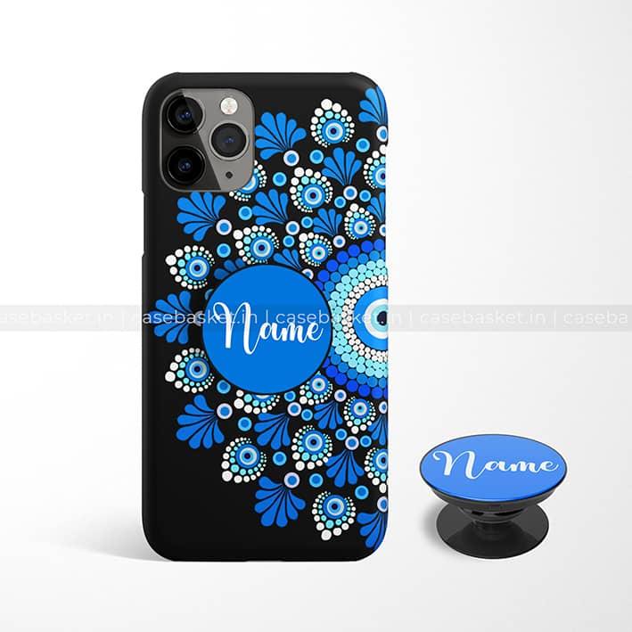 Evil Eye Dot Mandala Phone Cover - Image 3