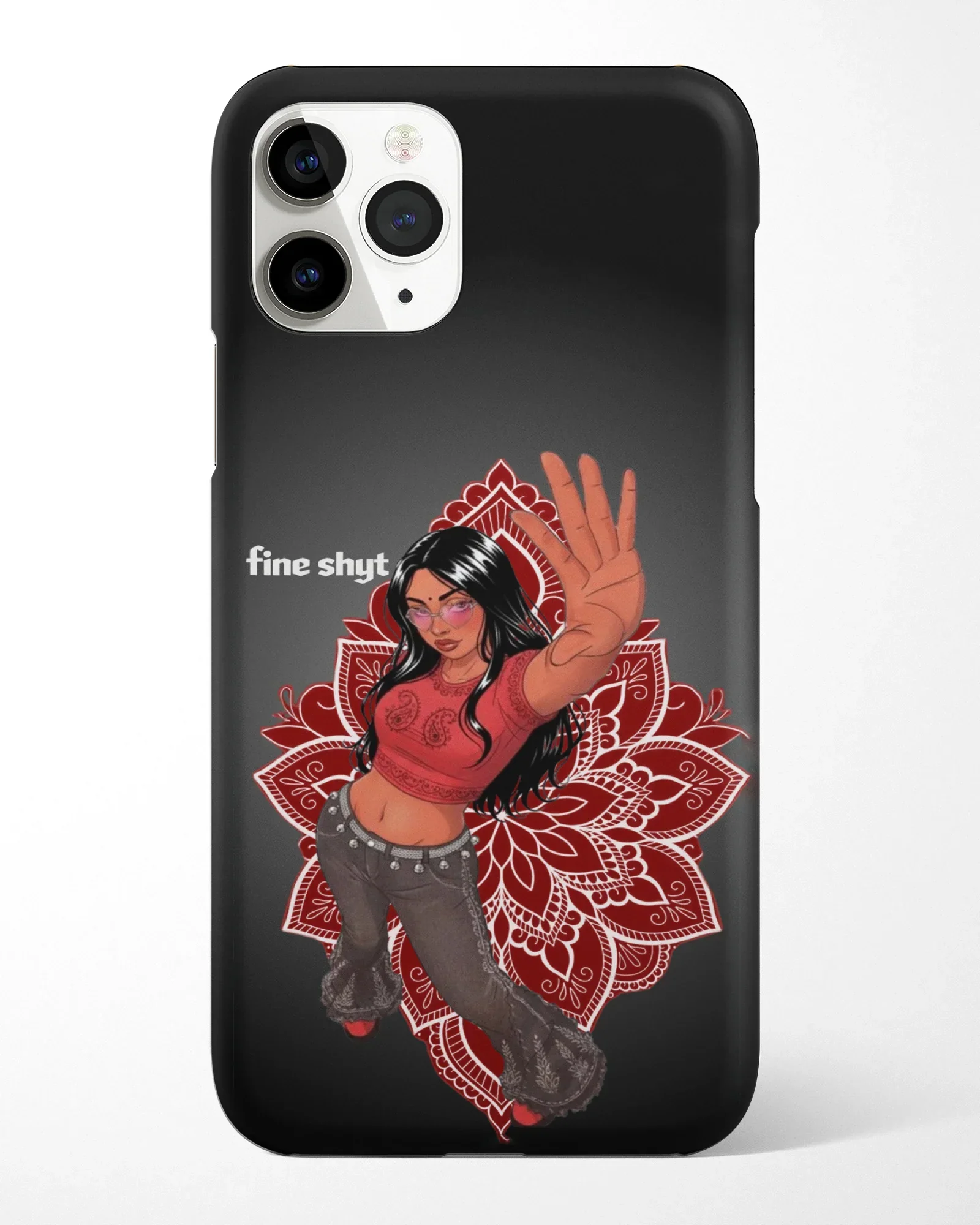 Fine Shyt Energy Mandala Phone Cover - Image 3