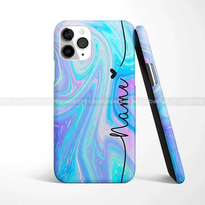 Fluid Mint Abstract Phone Cover - Image 2