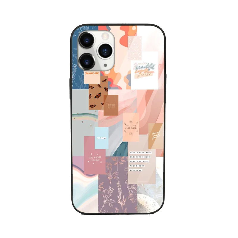 Flutter Aesthetic Glossy Phone Cover