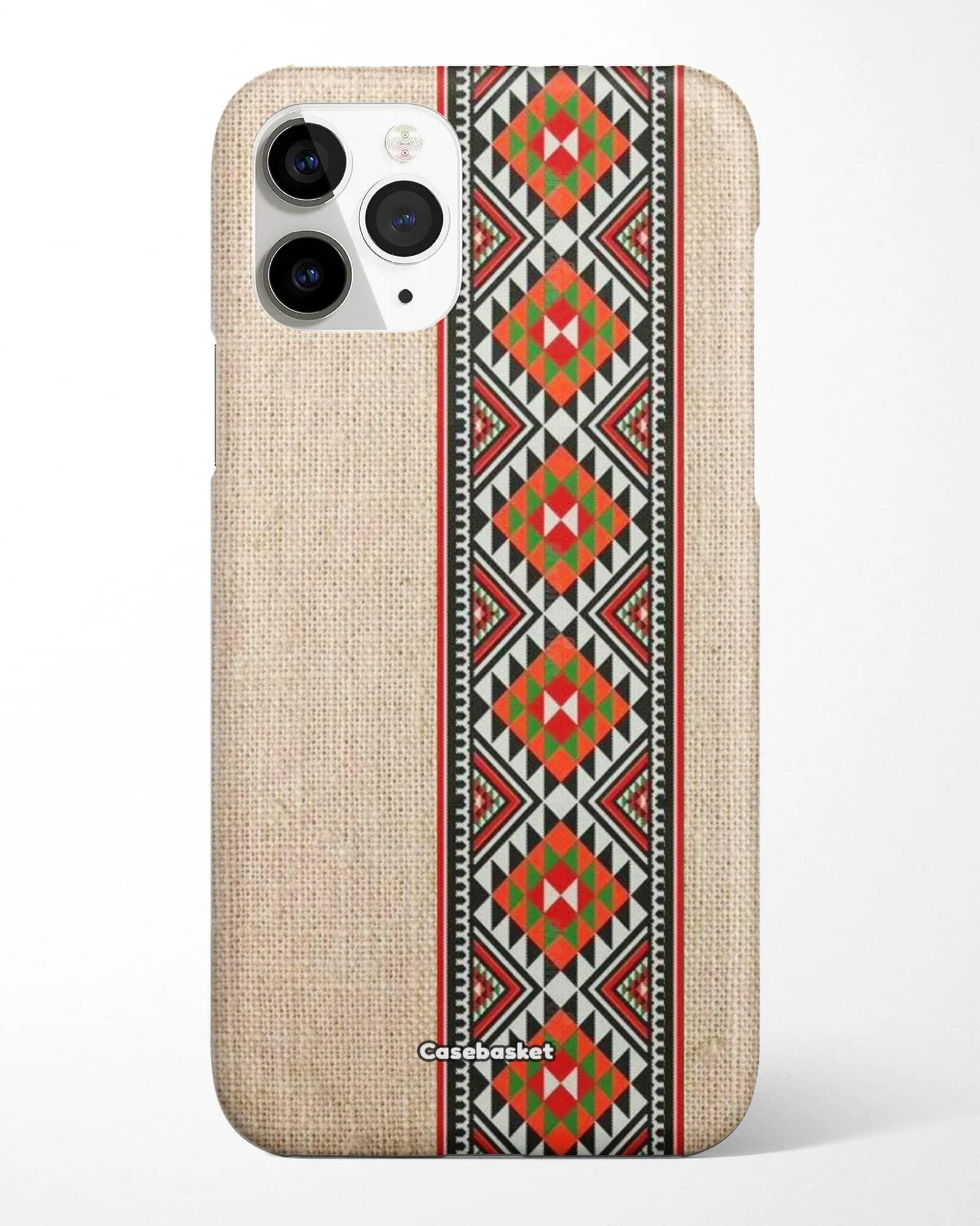 Folk Jute Phone Cover - Image 3