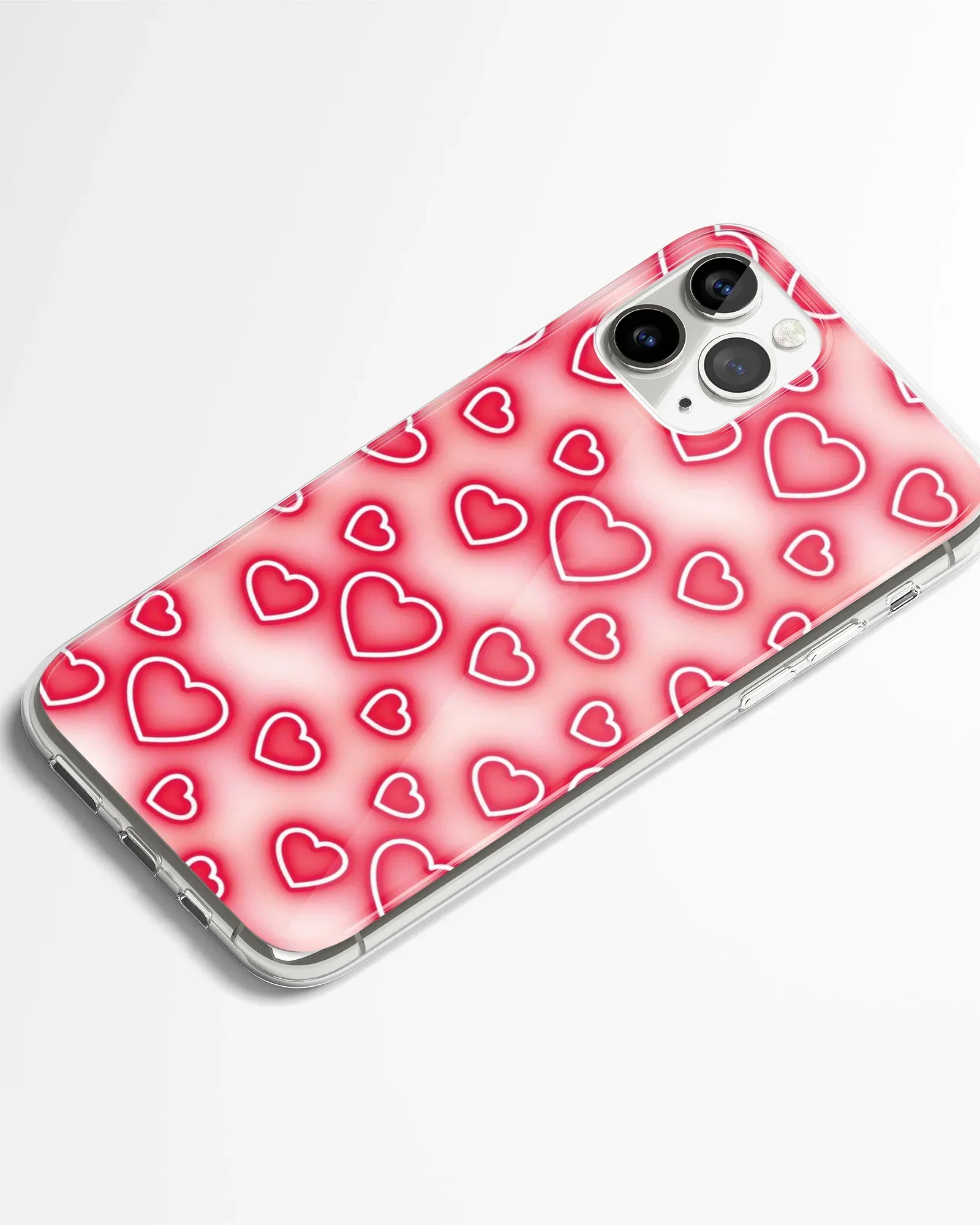 Glow Cupid Hearts Phone Cover - Image 2