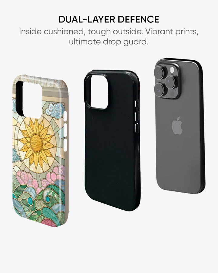 Golden Tide Glossy Armour Shell Phone Cover - Image 4