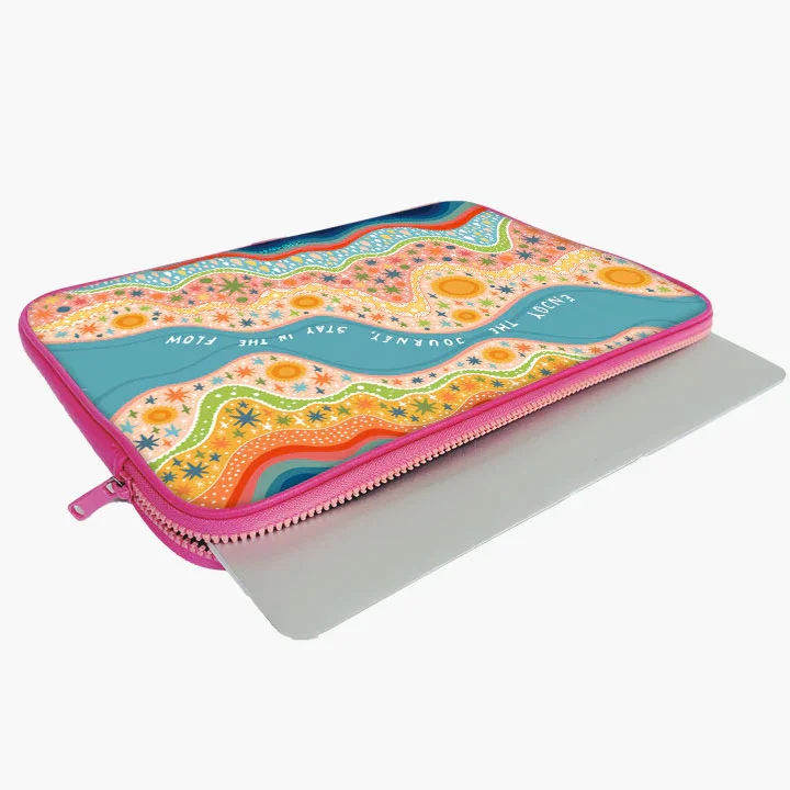 Groovy Vibes Laptop Sleeve - Image 25