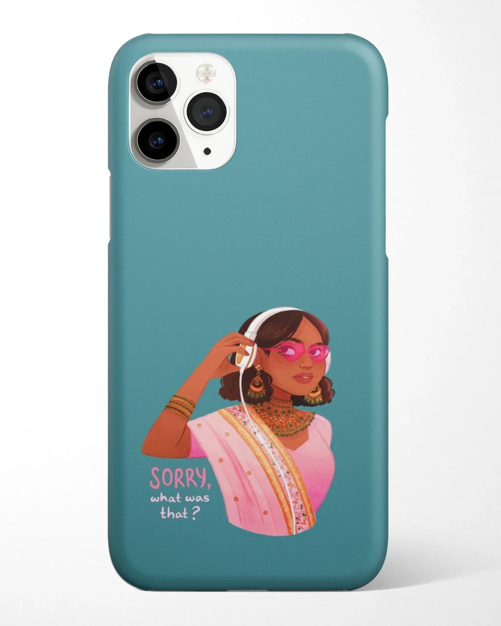 Headphones Diva Desi Phone Cover - Image 3