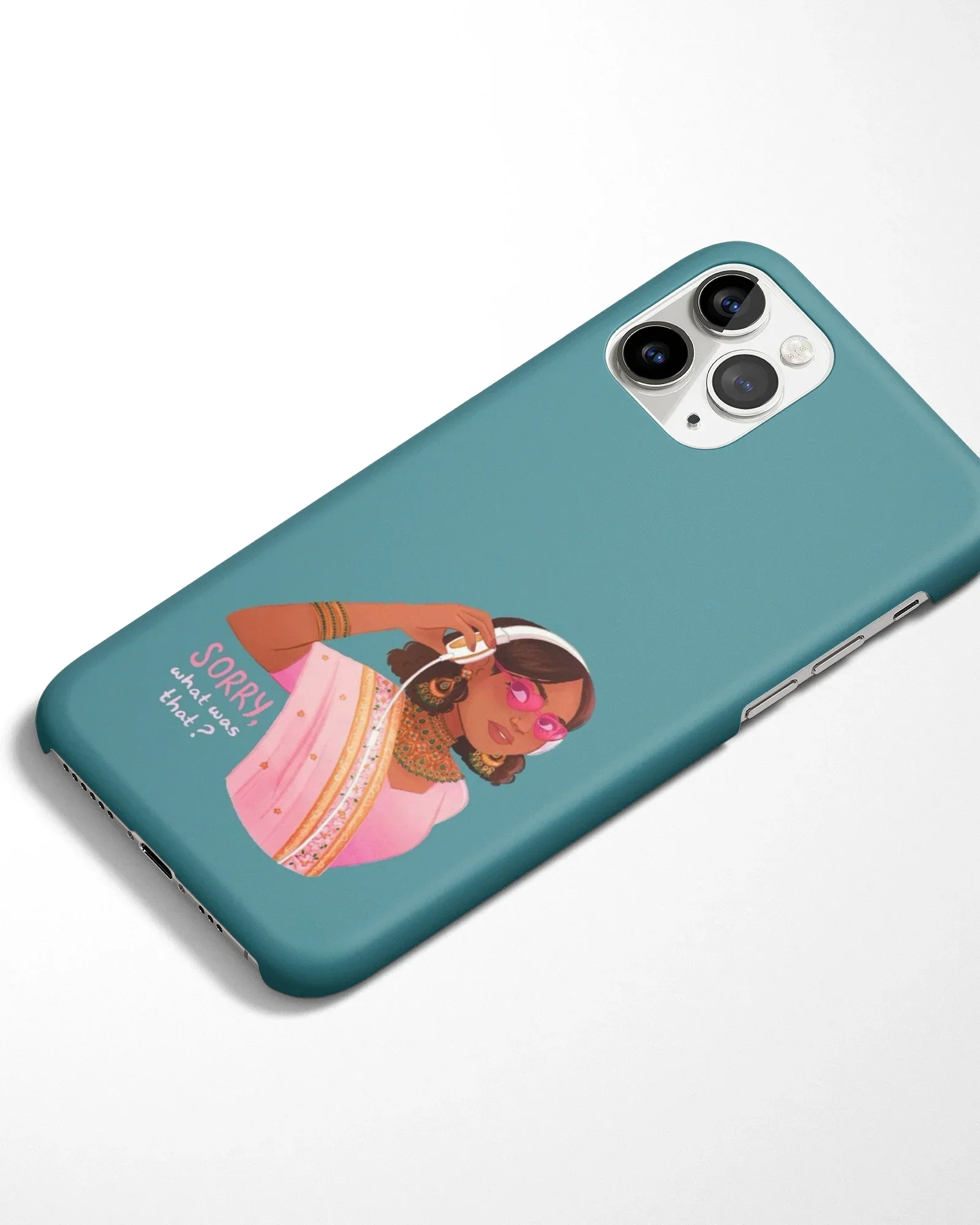 Headphones Diva Desi Phone Cover - Image 4