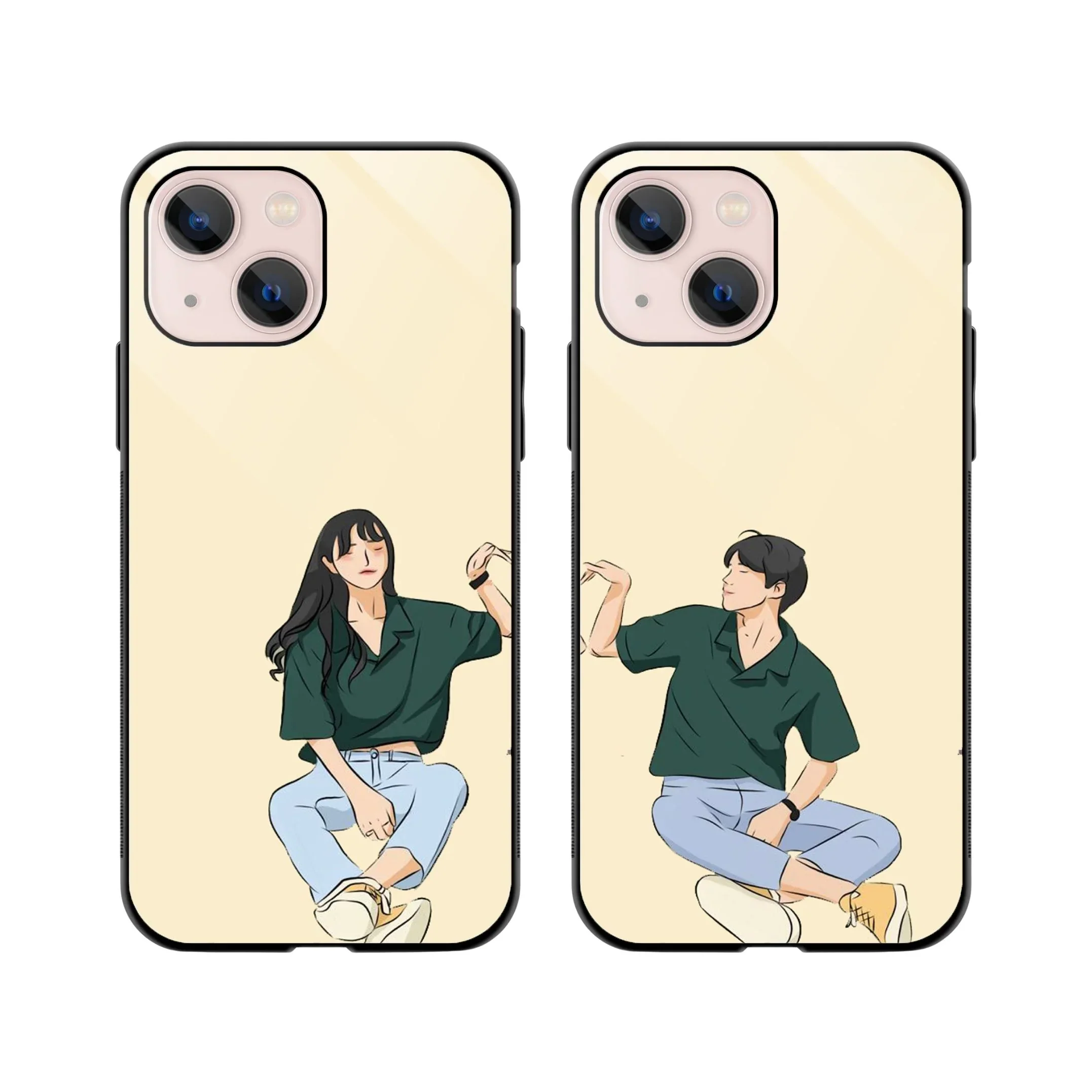 Heart Love Couple Phone Cover - Image 3