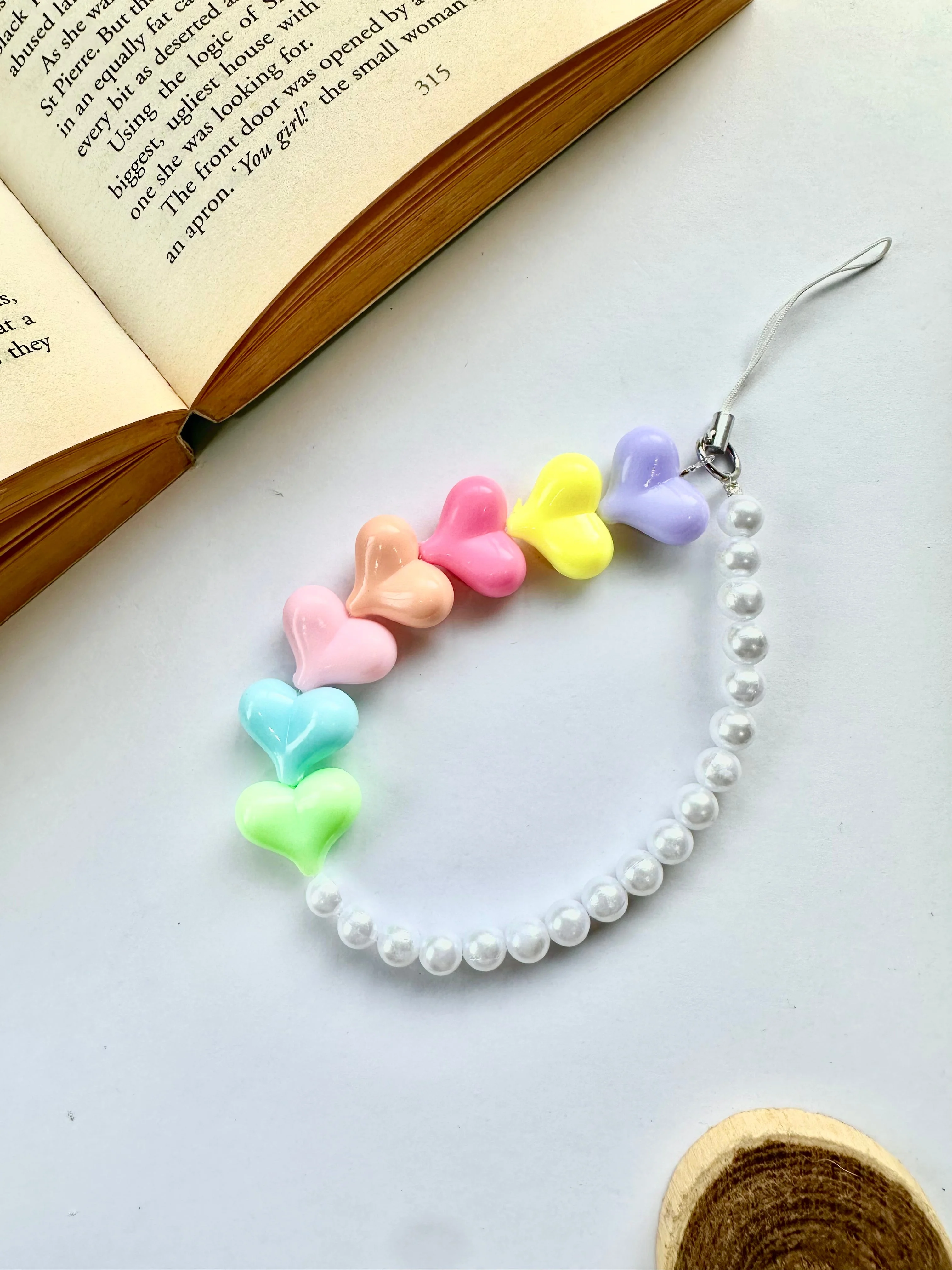 Heartfall Phone Chain Charm