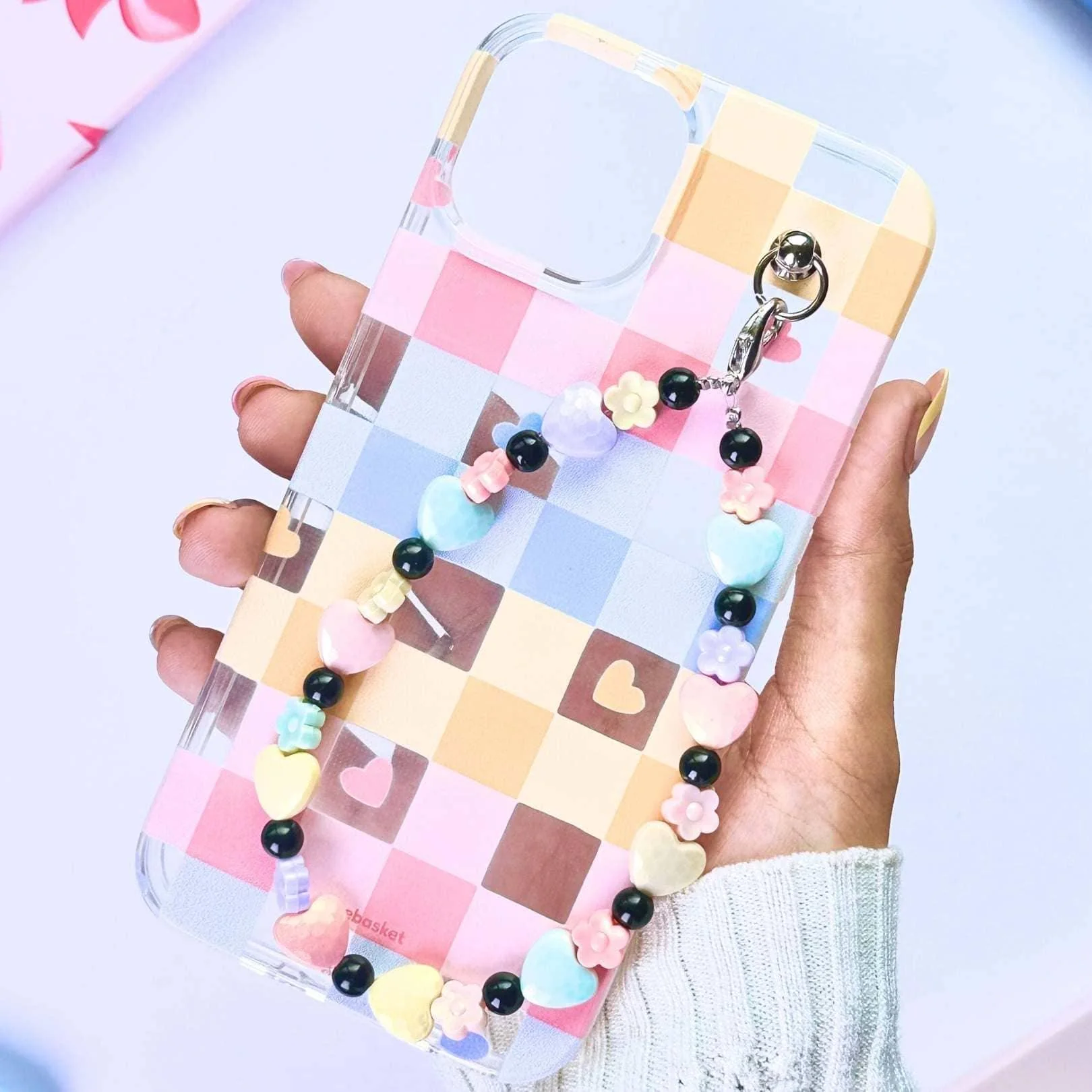 HeartRush Transparent Heartflowers Charm Phone Cover - Image 2