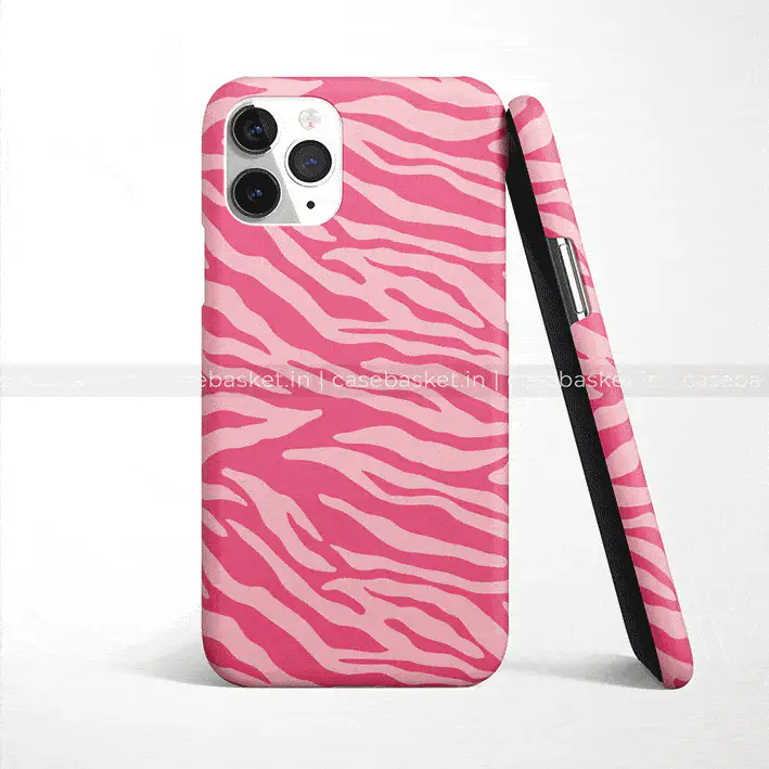Hot Pink Zebra Print Phone Cover