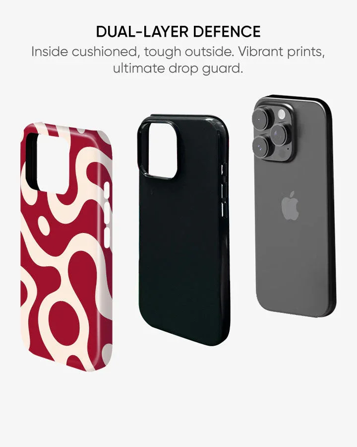 Hot Red Glossy Armour Shell Phone Cover - Image 4