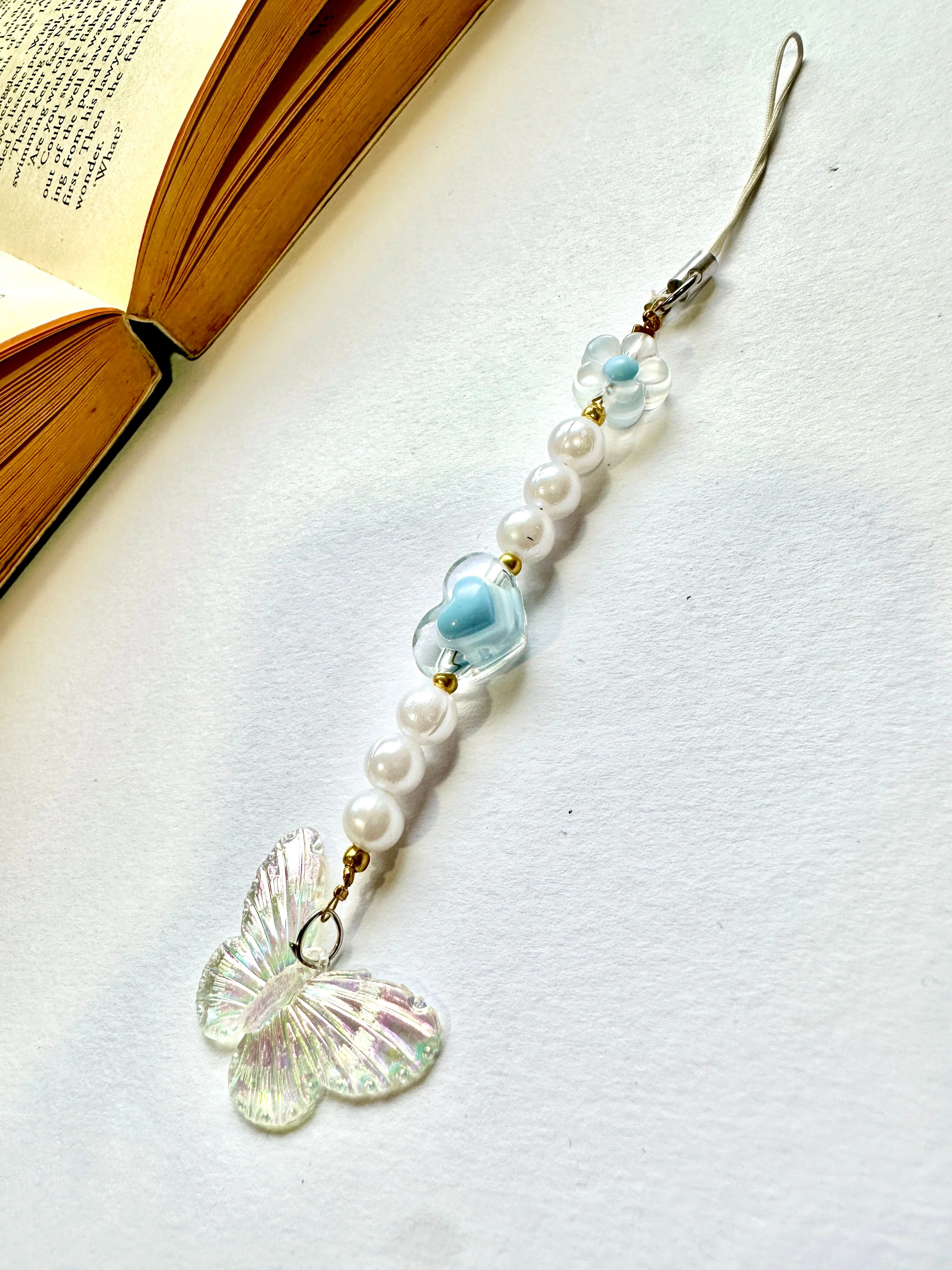 Icy Sky Fairy Phone Chain Charm - Image 2