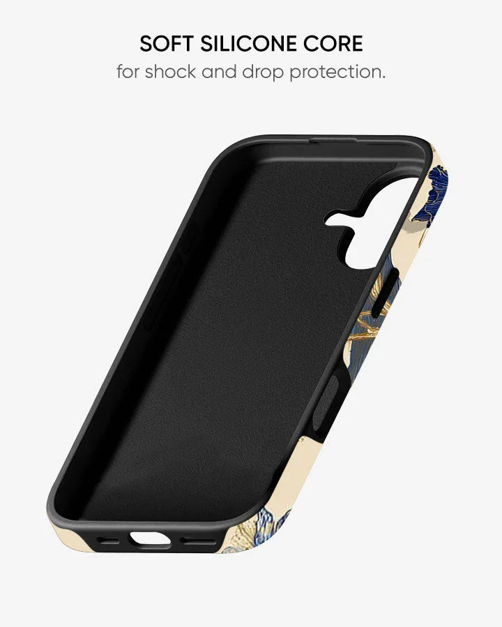 Indigo Iris Glossy Armour Shell Phone Cover - Image 3