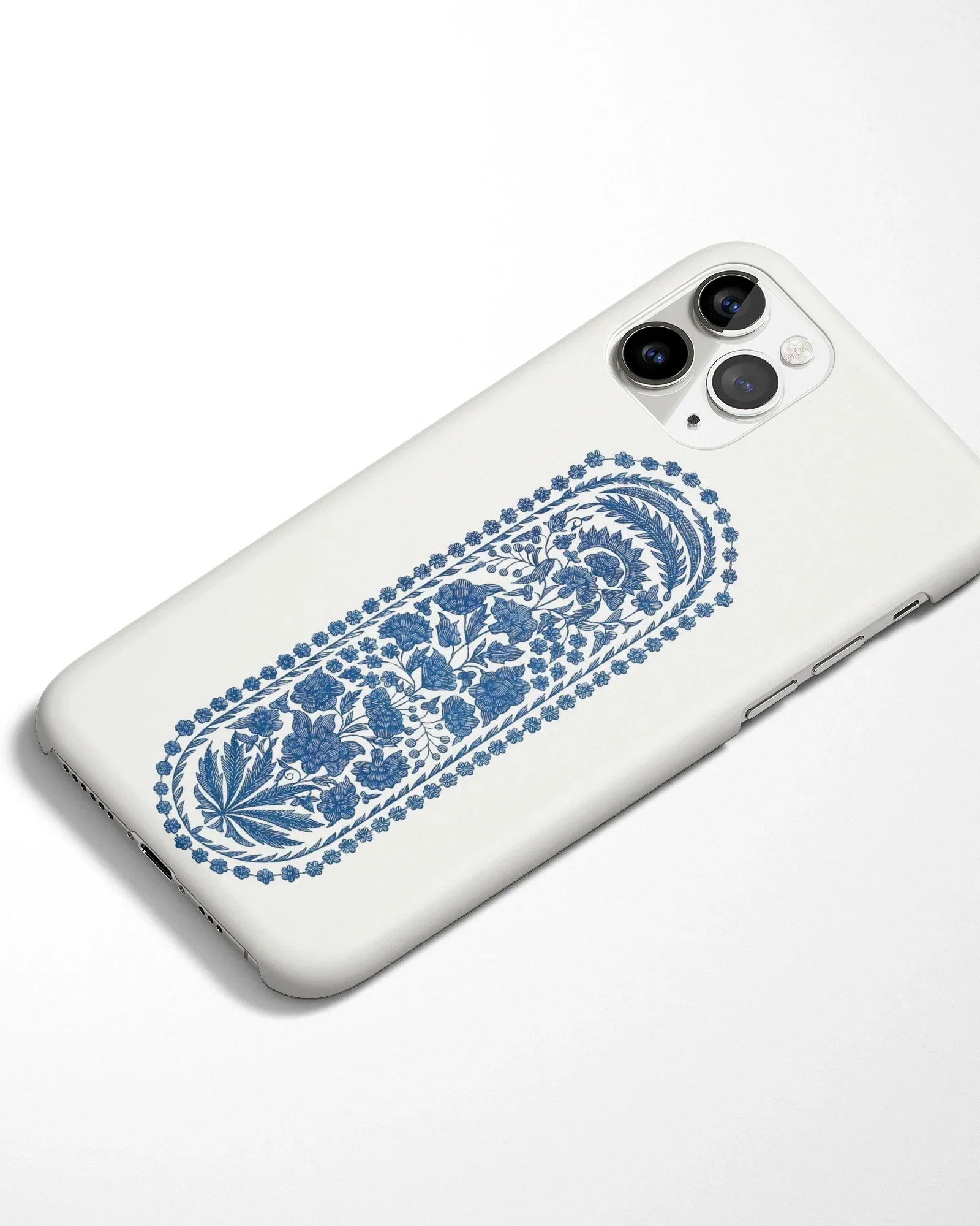 Ivory Azure Mandala Phone Cover - Image 4