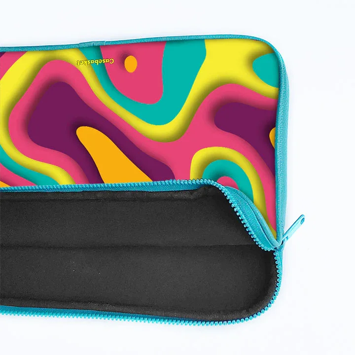 Jazzy Pop Print Laptop Sleeve - Image 12