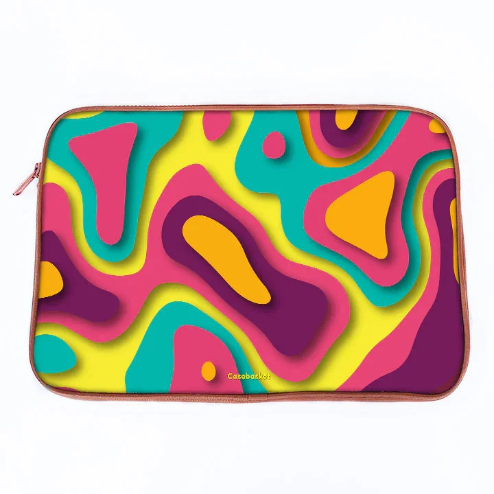 Jazzy Pop Print Laptop Sleeve - Image 14