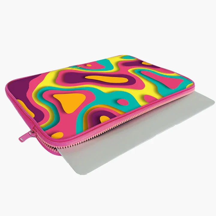 Jazzy Pop Print Laptop Sleeve - Image 25