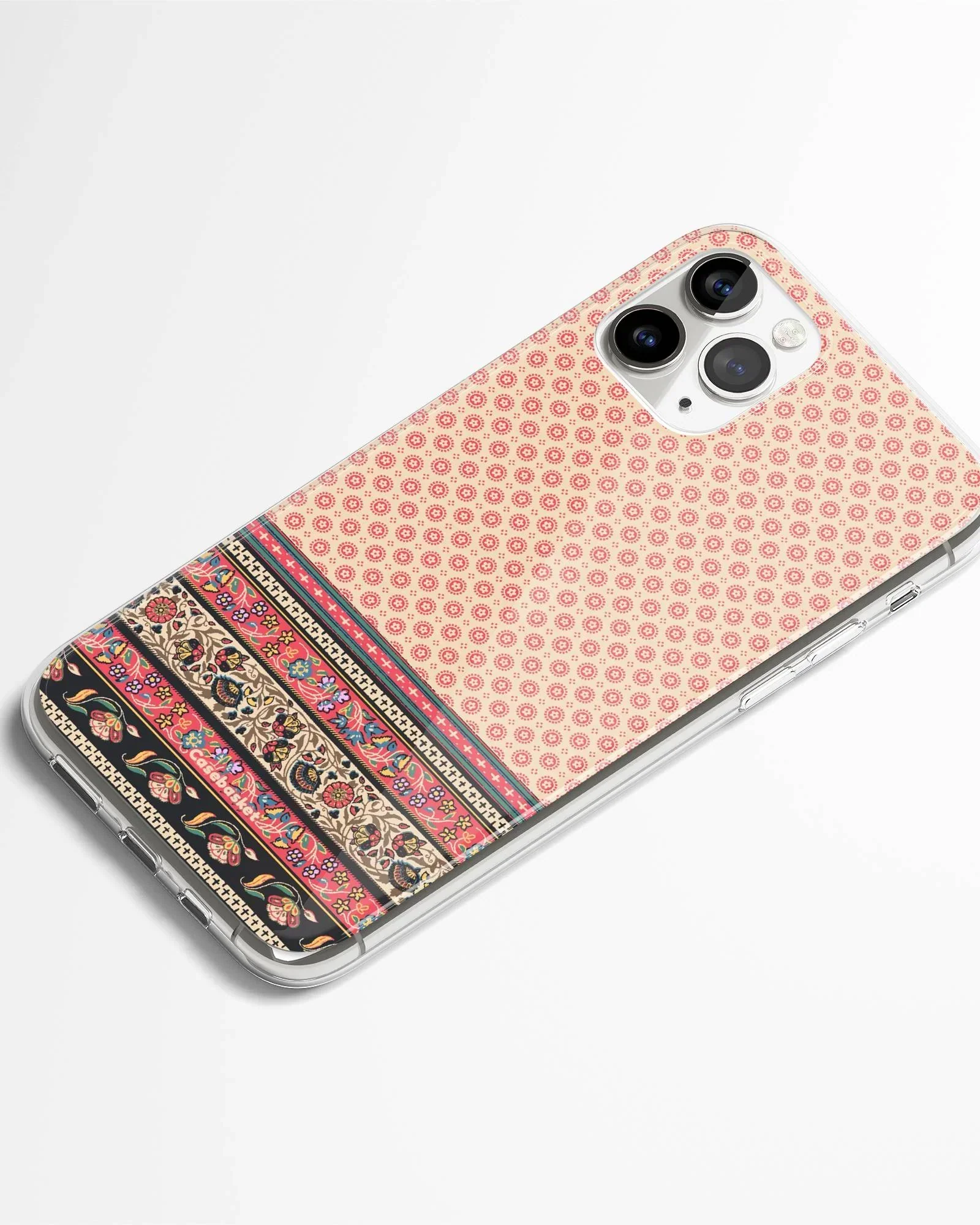 Kalamkari Saree Border Phone Cover - Image 2