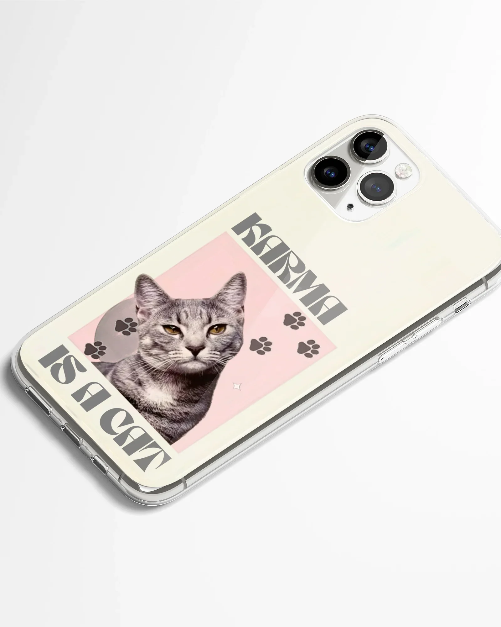 Karma Is a Cat Phone Cover - Image 2