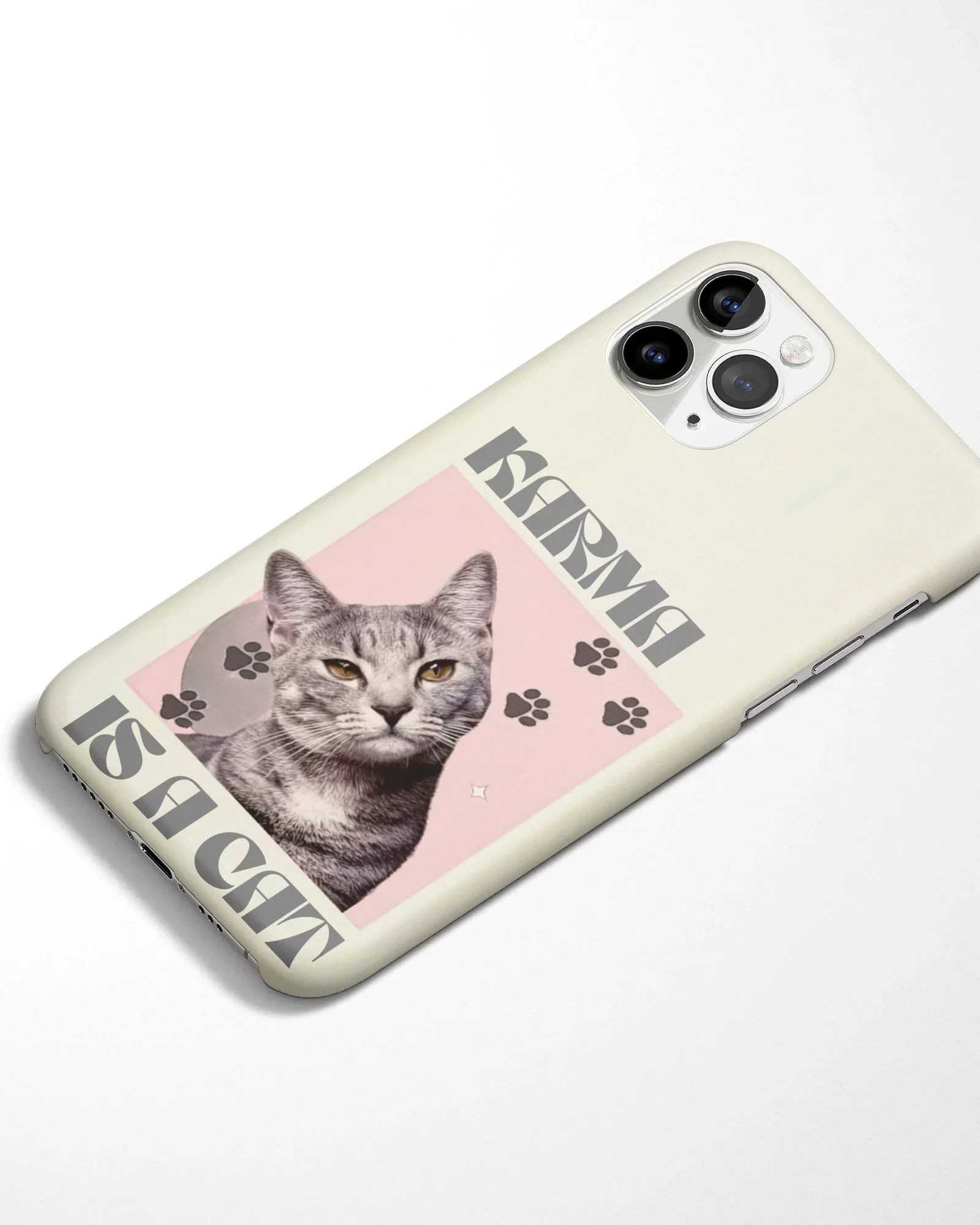 Karma Is a Cat Phone Cover - Image 4
