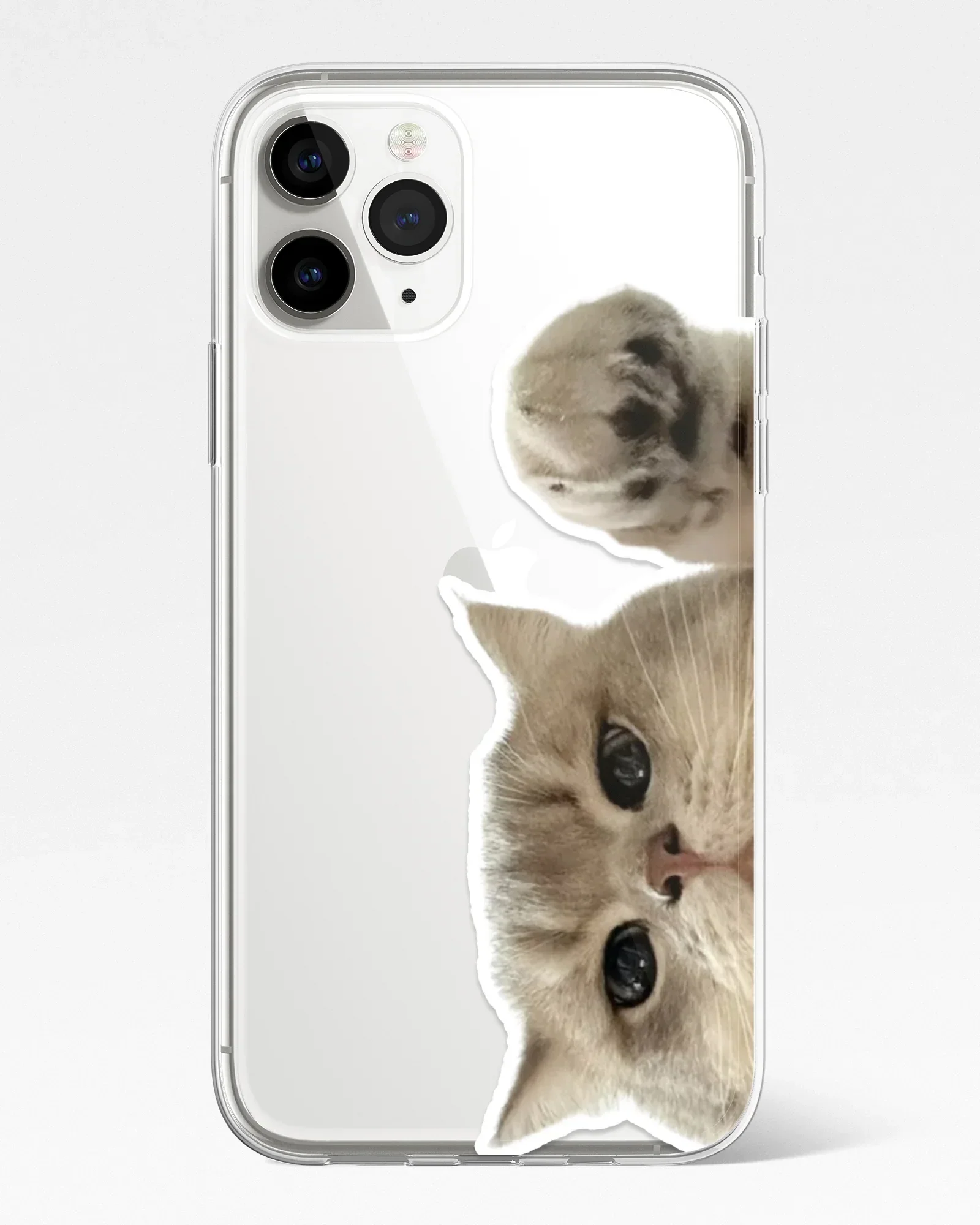 Kitty Says Hi Transparent Phone Cover