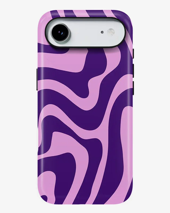 Lavender Waves Glossy Armour Shell Phone Cover - Image 7