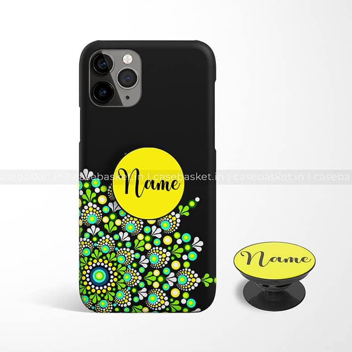 Leaf Dot Mandala Phone Cover - Image 3