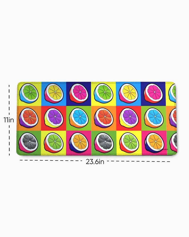 Lemon Pop Print Desk Mat - Image 9