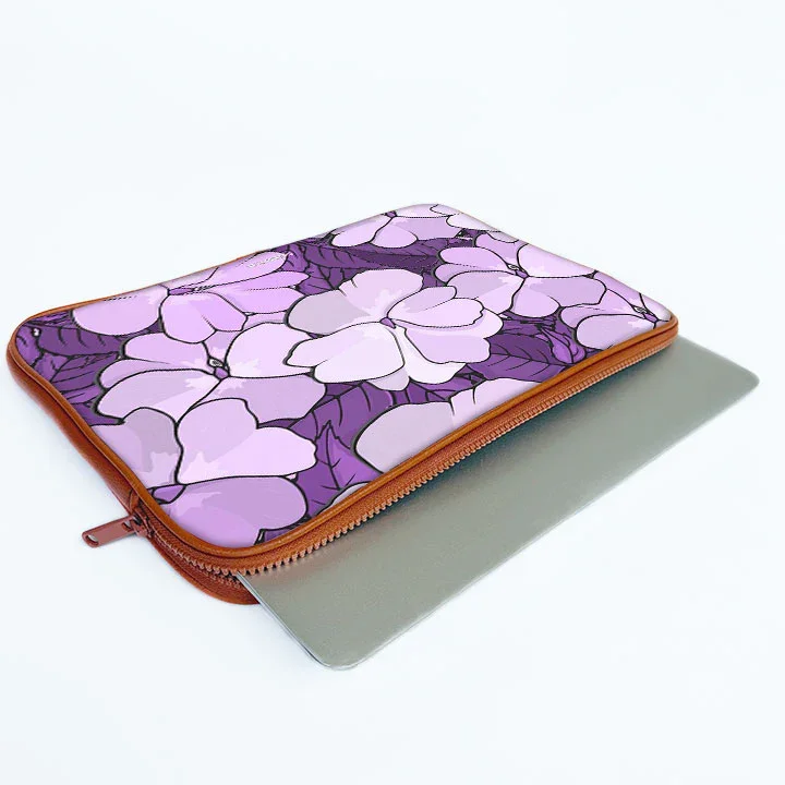 Lilac Blossom Print Laptop Sleeve - Image 15
