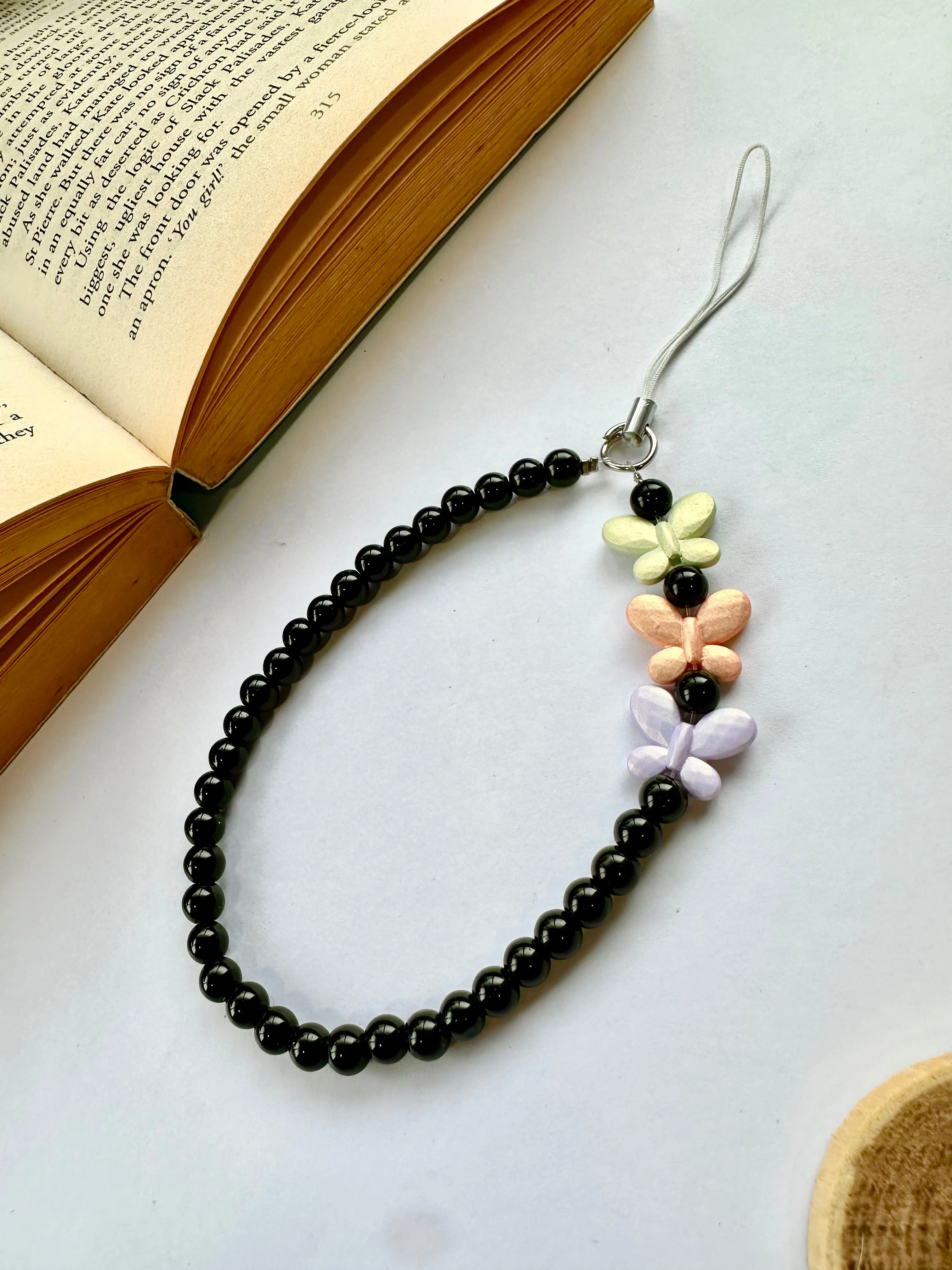 Midnight Flutter Phone Chain Charm - Image 2