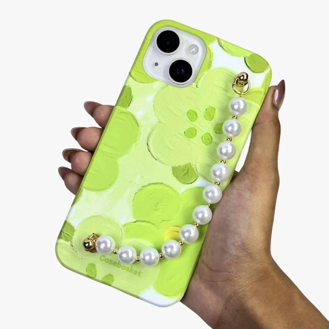 Minty Meadow Pearl Phone Cover - Image 2
