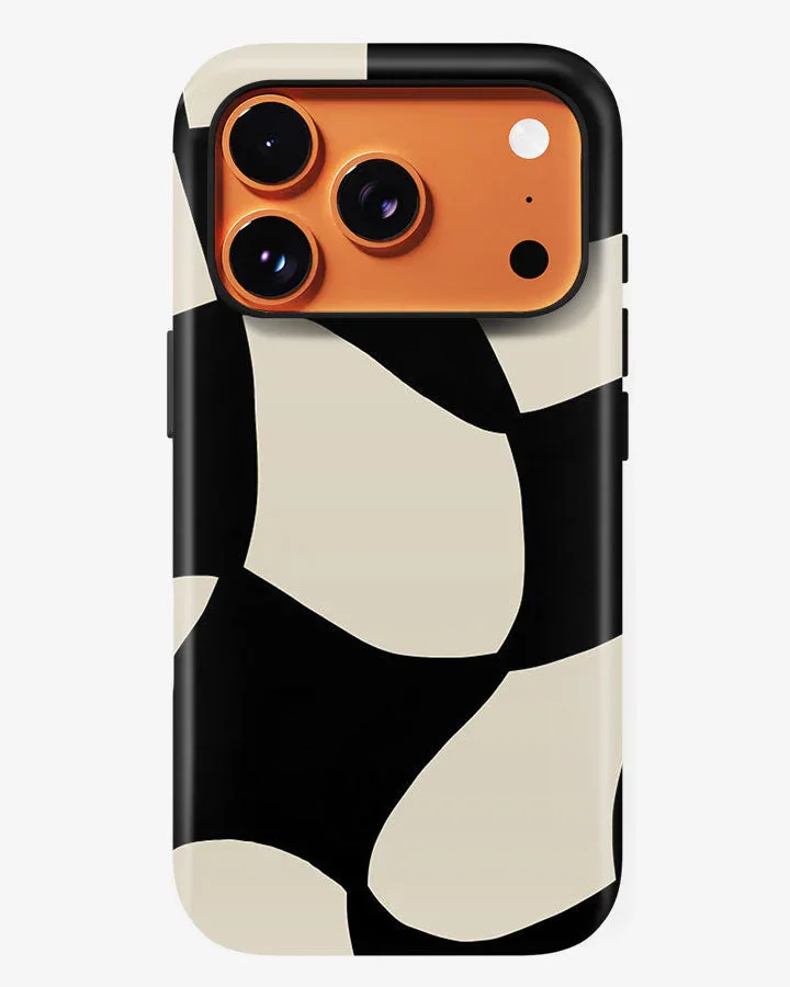 Monochrome Drift Glossy Armour Shell Phone Cover - Image 6