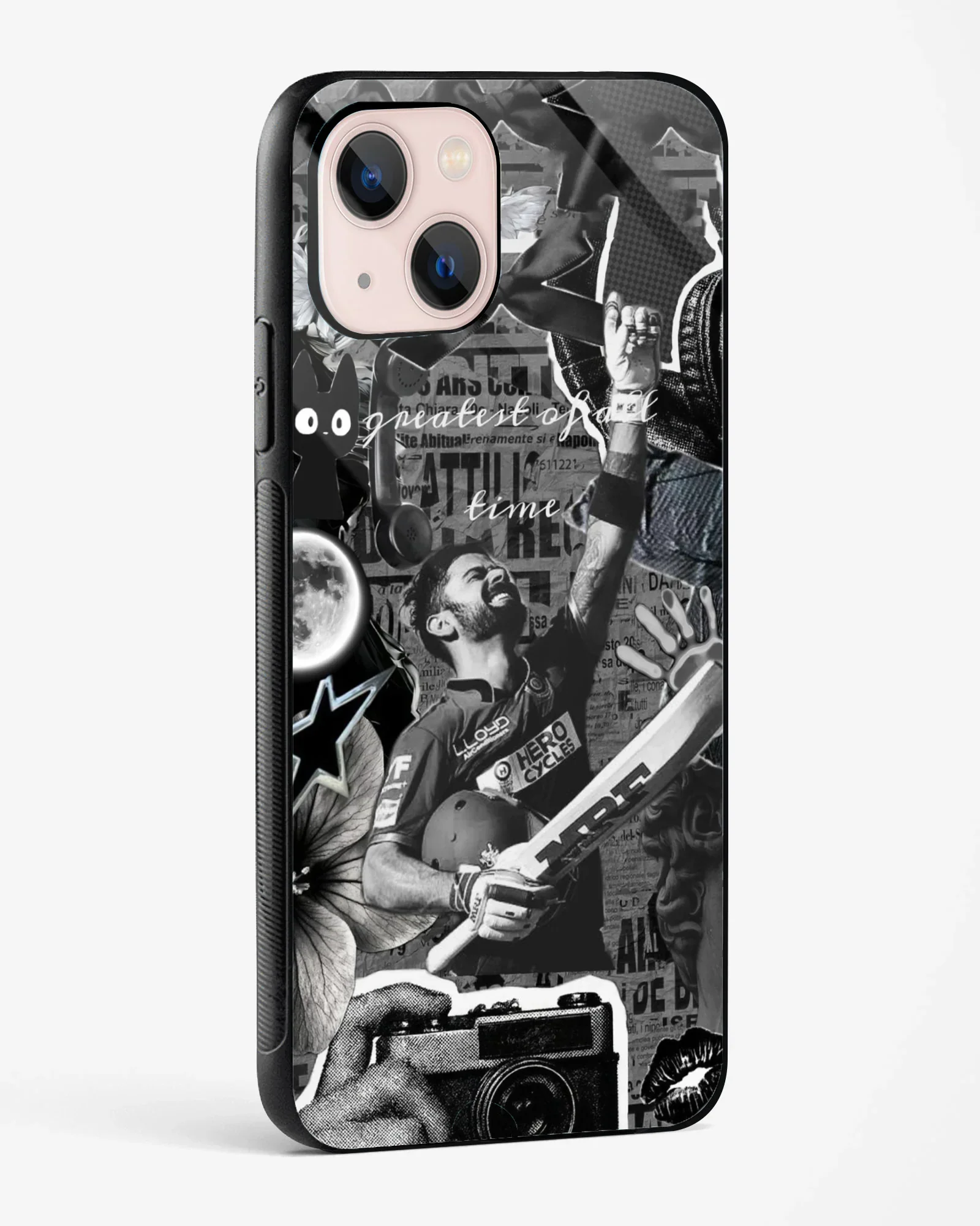Monochrome King Kohli Phone Cover - Image 6
