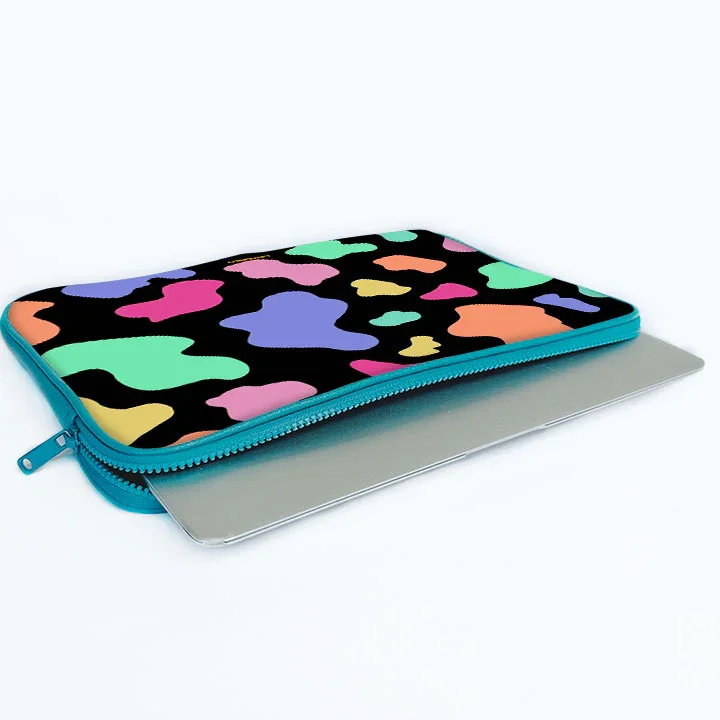 Neon Moo Print Laptop Sleeve - Image 10