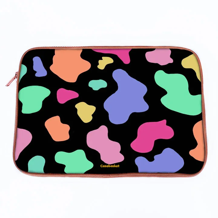 Neon Moo Print Laptop Sleeve - Image 14
