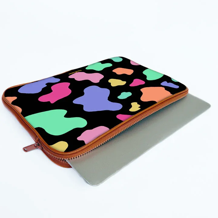 Neon Moo Print Laptop Sleeve - Image 15