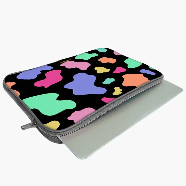 Neon Moo Print Laptop Sleeve - Image 20