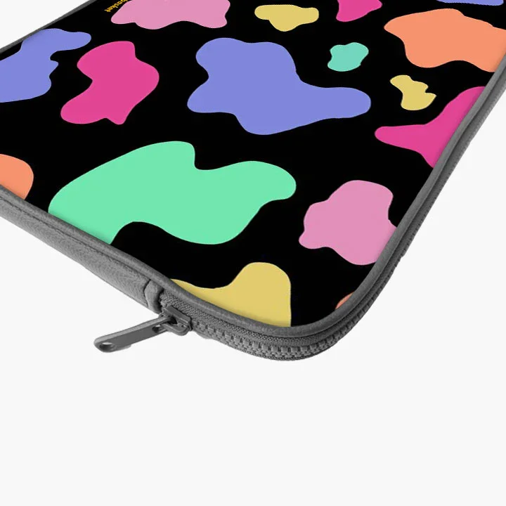 Neon Moo Print Laptop Sleeve - Image 21