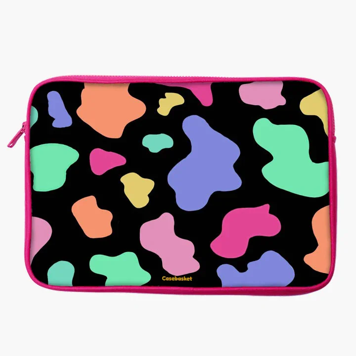 Neon Moo Print Laptop Sleeve - Image 24