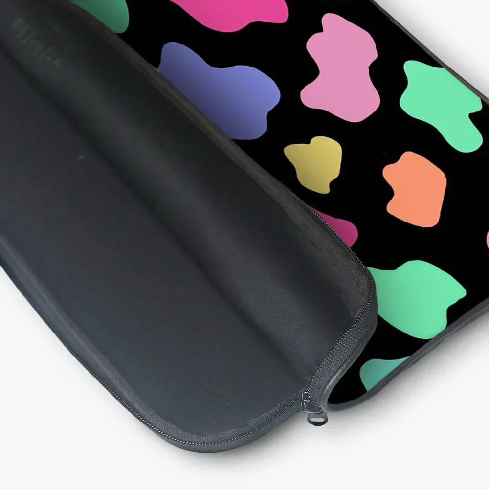 Neon Moo Print Laptop Sleeve - Image 3