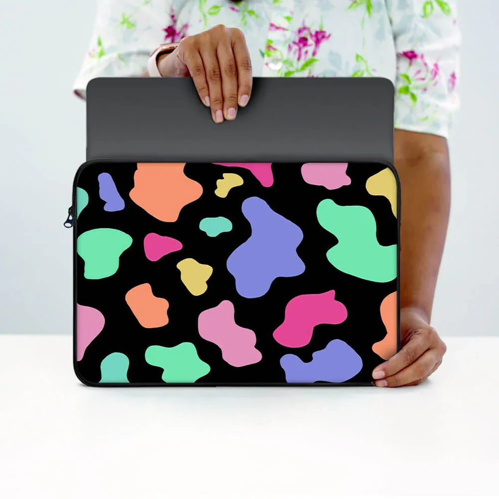 Neon Moo Print Laptop Sleeve - Image 4