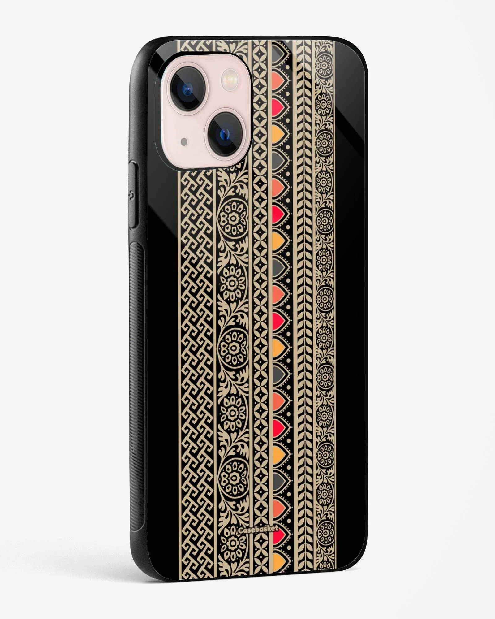 Noir Ethnic Luxe Glossy Phone Cover - Image 2