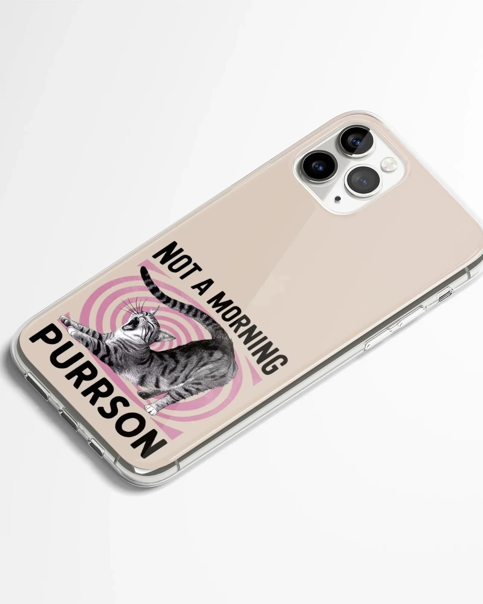 Not a Morning Purrson Phone Cover - Image 2