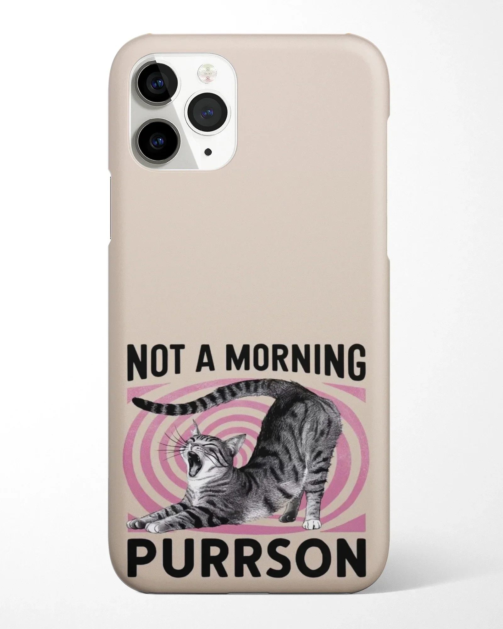 Not a Morning Purrson Phone Cover - Image 3