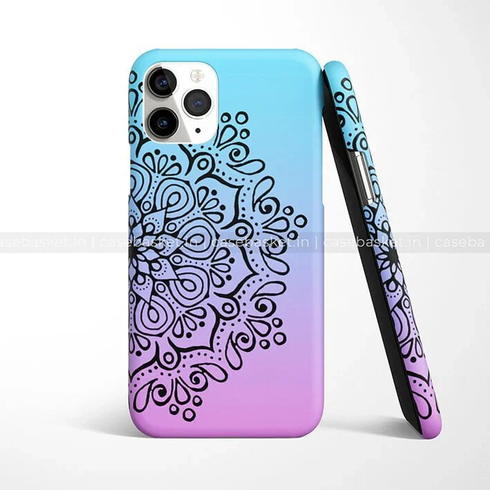 Ocean Blush Mandala Phone Cover - Image 2