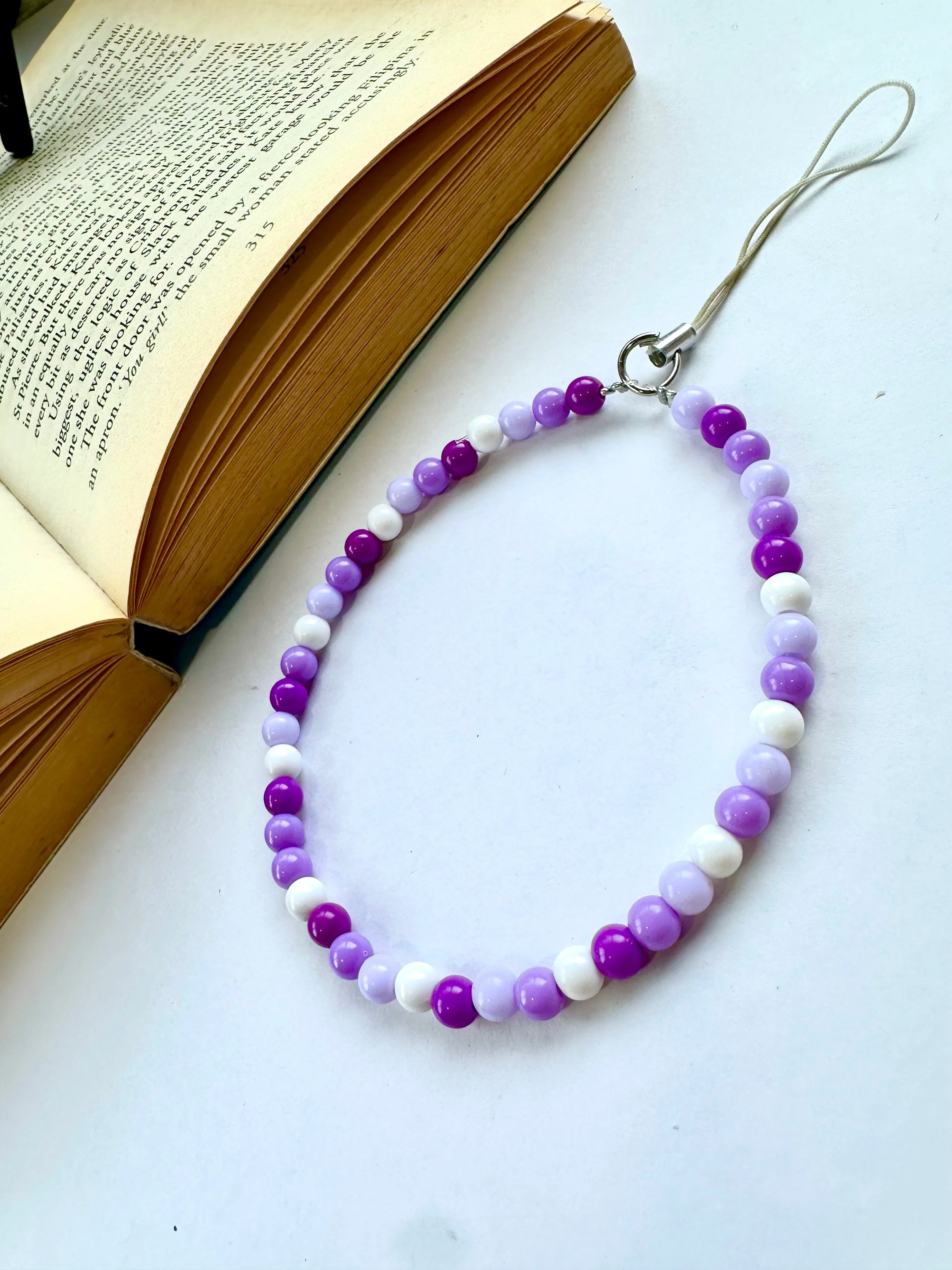 Orchid Fade Phone Chain Charm - Image 3